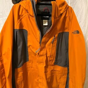 The North Face Men's Ski/snow Orange and Gray Jacket